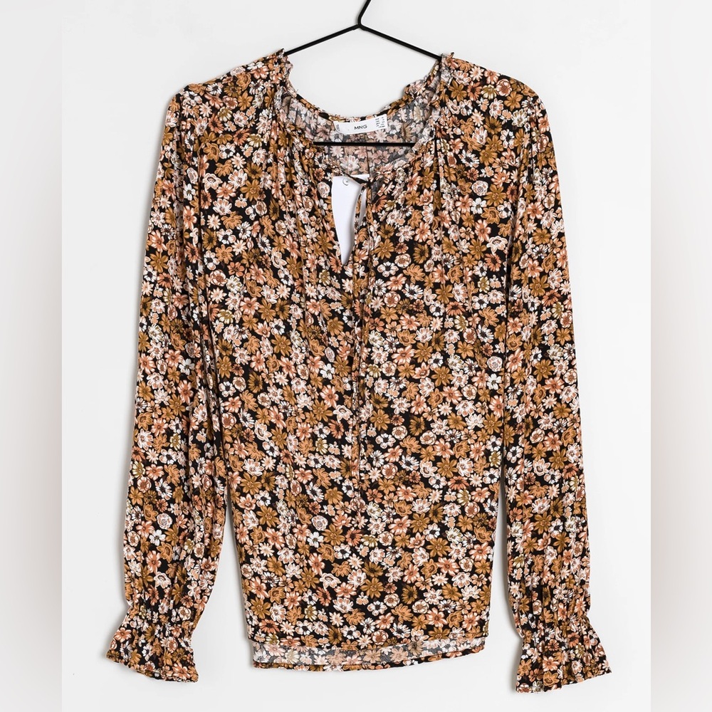 Mango Floral Blouse